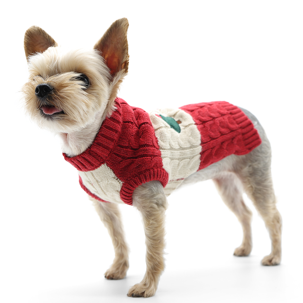 Holiday Appliques Sweater: S