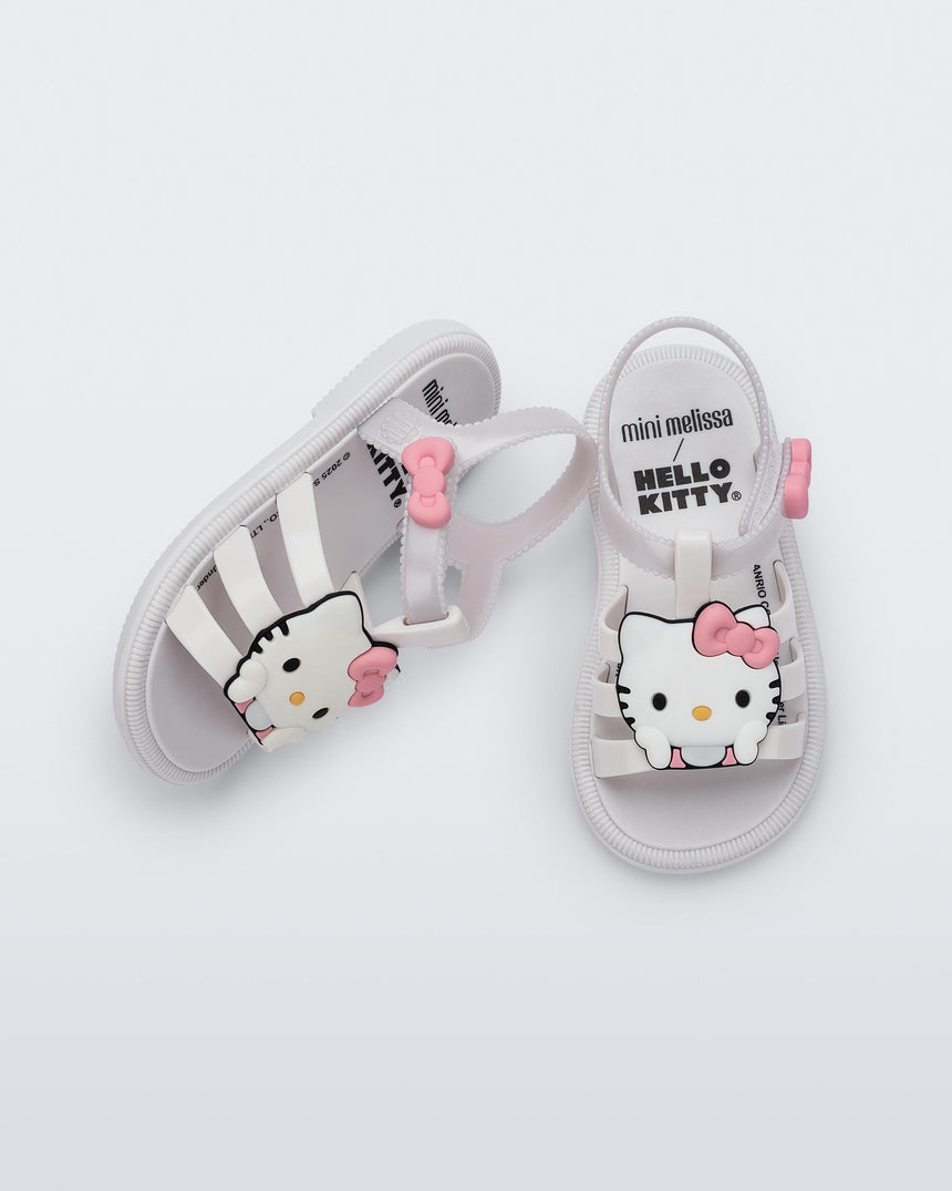 Mini Melissa Hip + Hello Kitty Baby Sandals: White