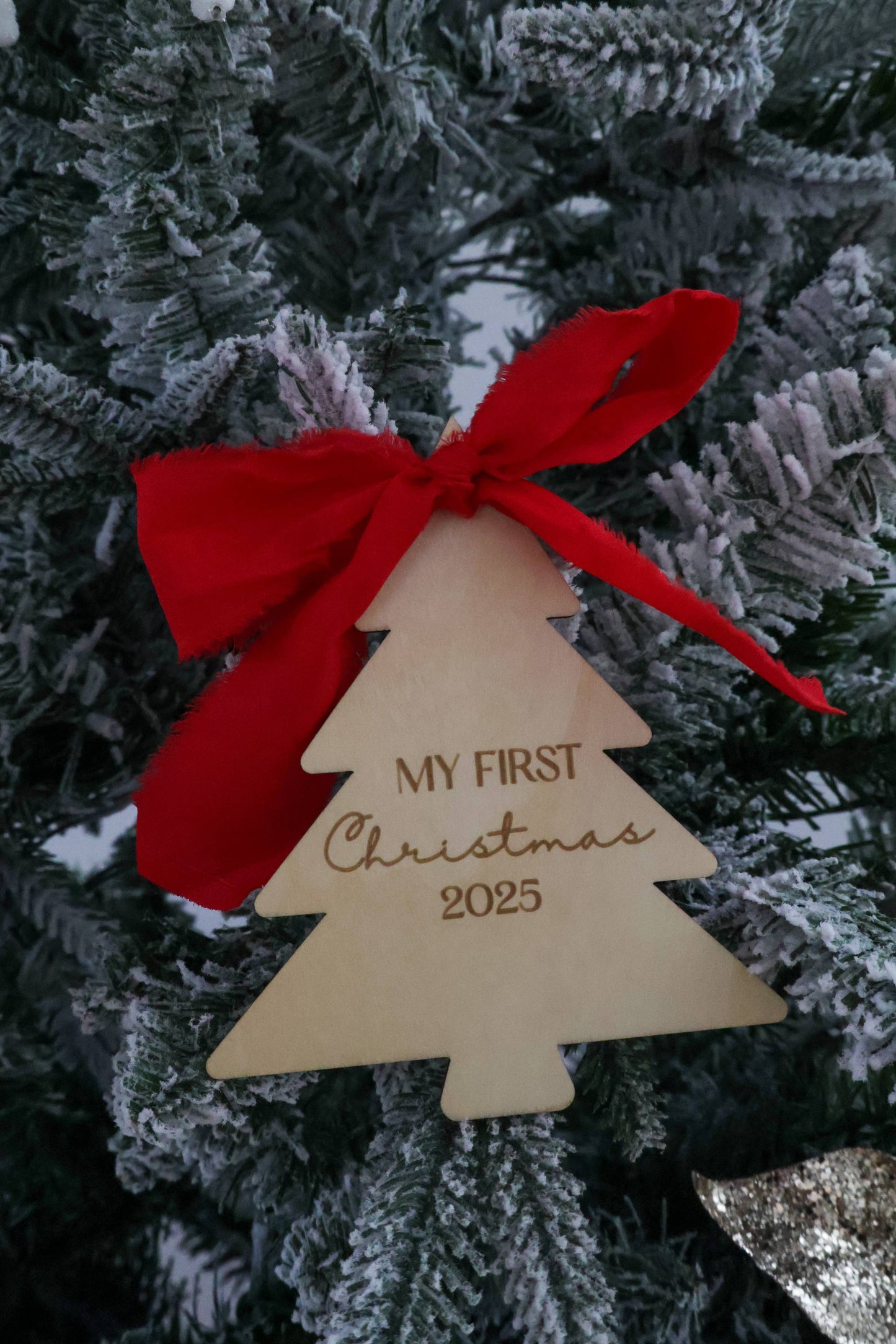 MY FIRST CHRISTMAS PLAQUE - CHRISTMAS TREE