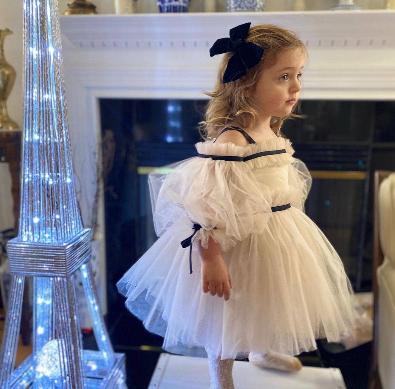 Coco-Caramel Tulle Dress: 4 Years