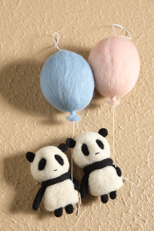 LUFT PANDA Wall Decor: Rosa
