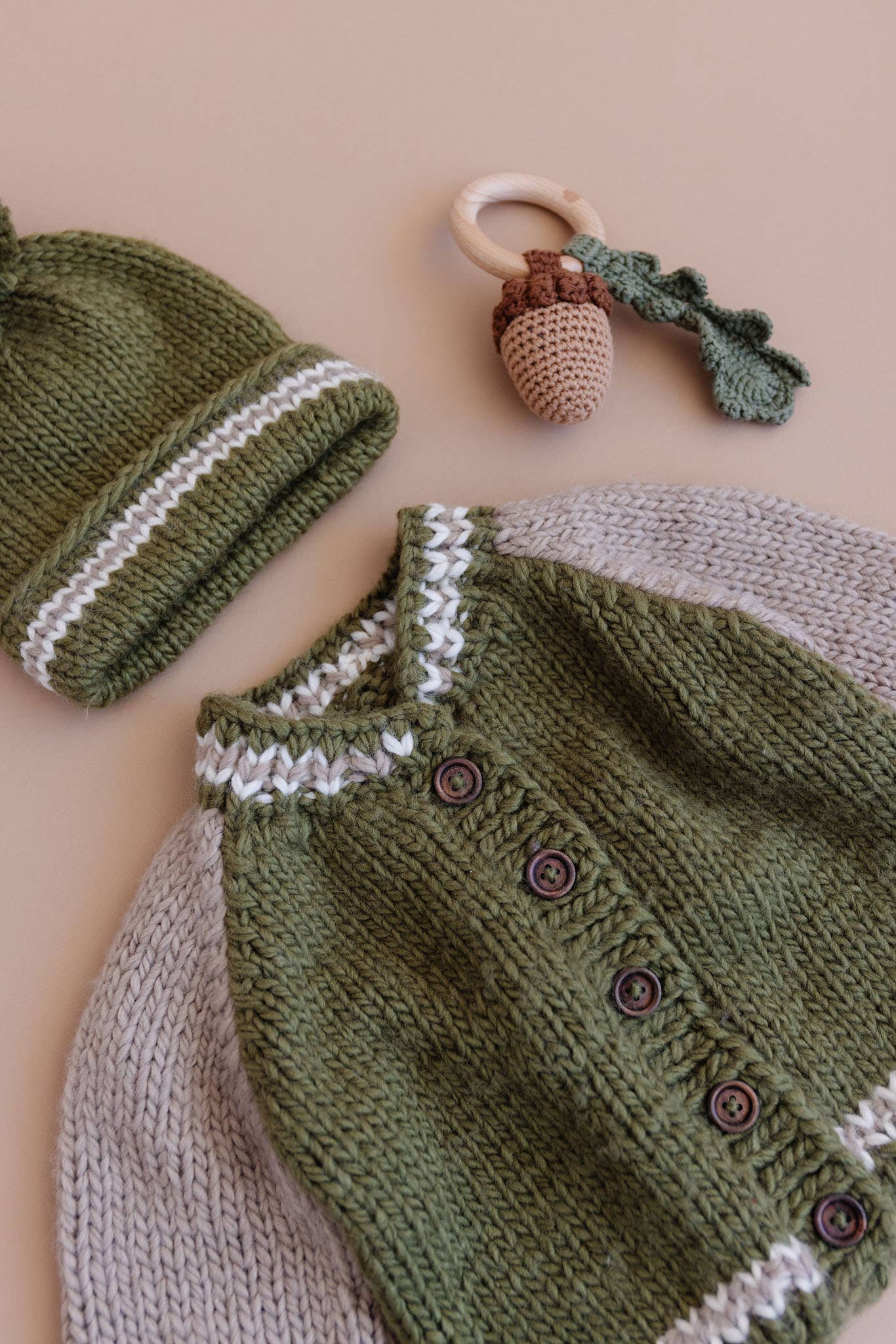 Varsity Cardigan Baby Kid Back to School Fall Team Sport: Moss / S 12-24m