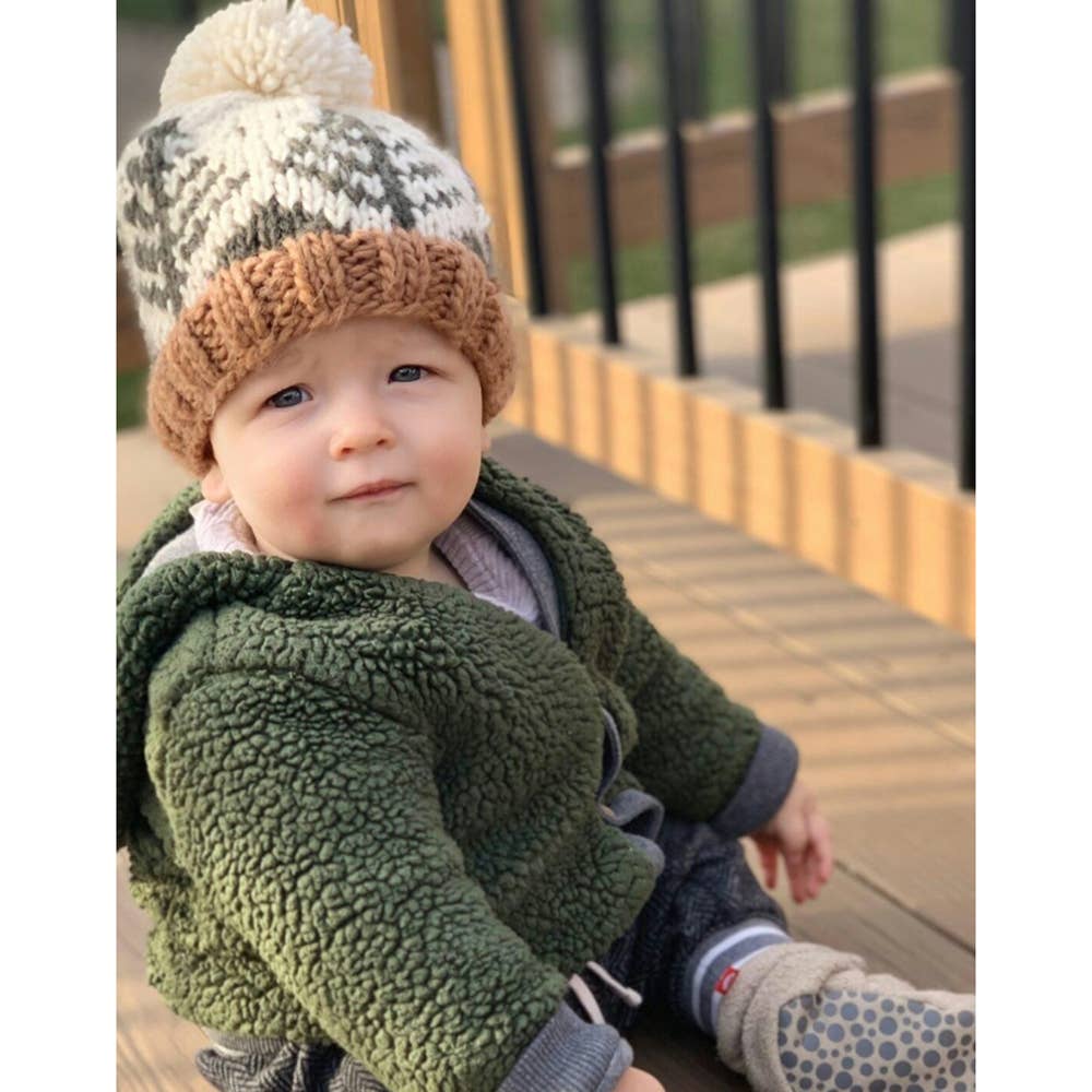 Forest Knit Beanie Hat Baby & Kids: M (6-24 months)