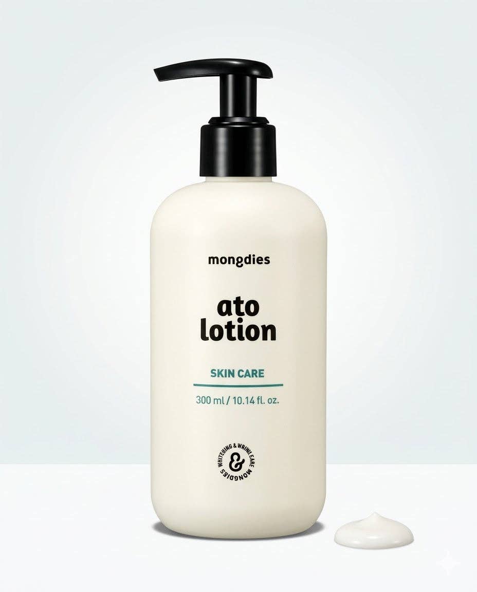 Mongdies Baby Ato Lotion 300ml | Daily Gentle Moisturizer | Ceramide + Hyaluronic