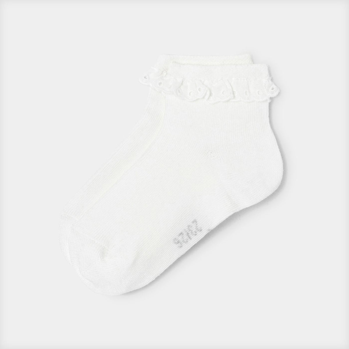 Girl Maison Guille socks - jacadi white