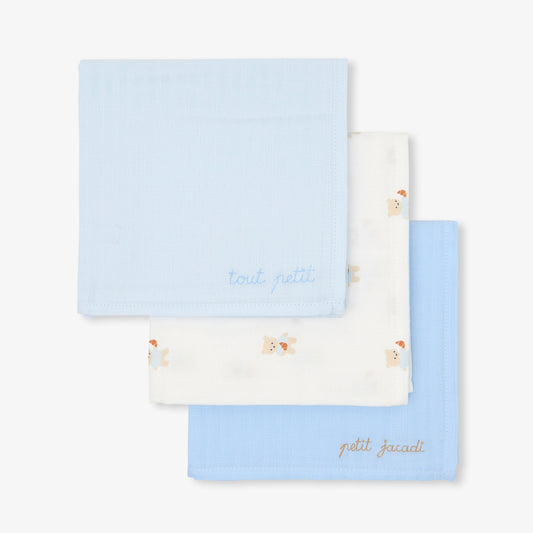 Set of 3 swaddling cloths