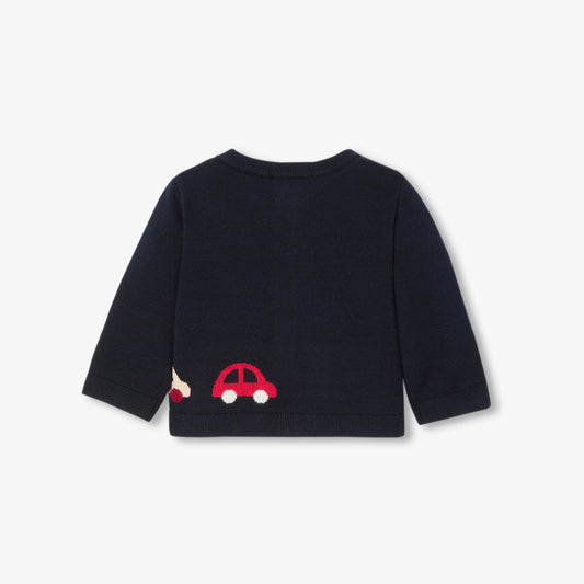 Baby boy soft knit cardigan