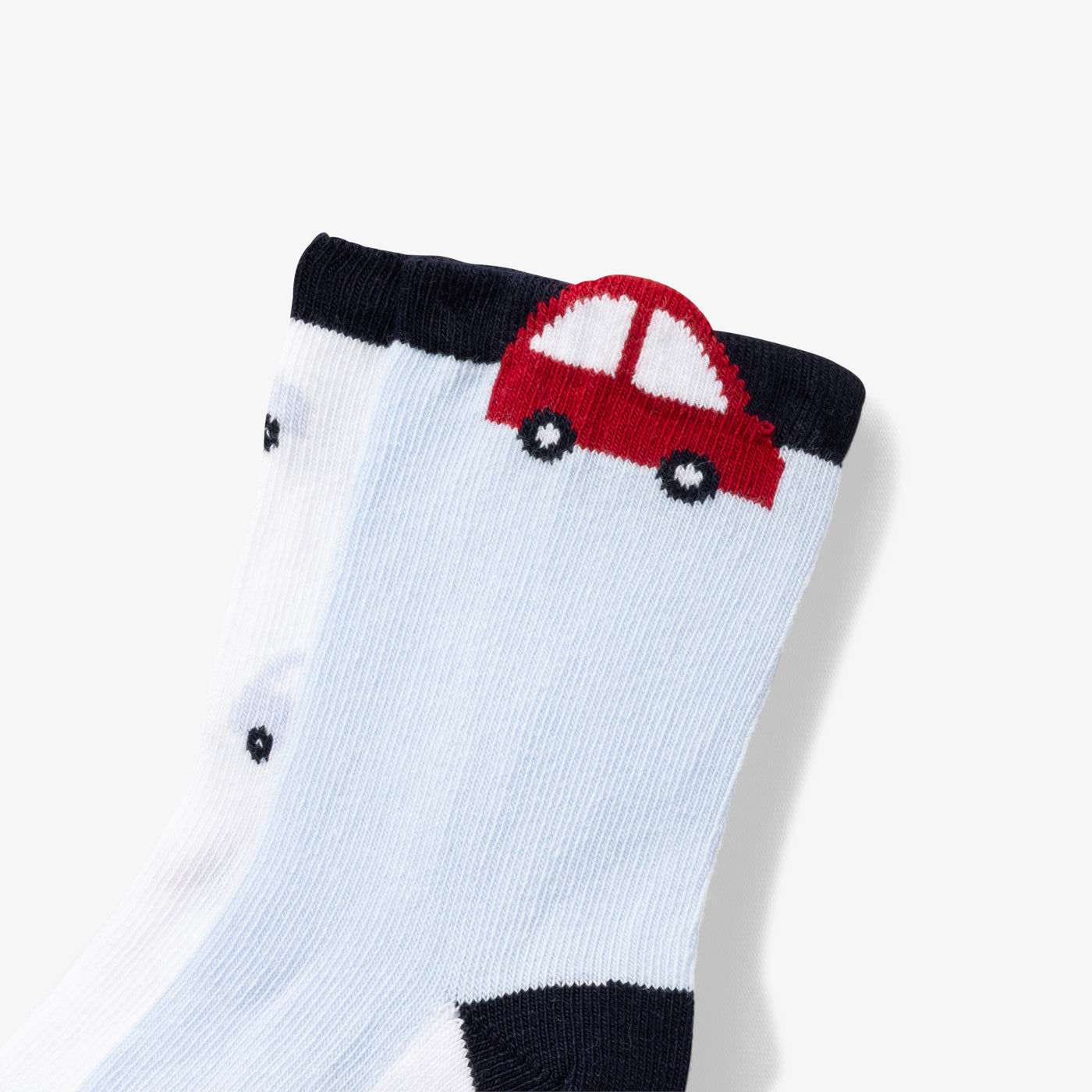 Set of 2 baby boy cotton socks