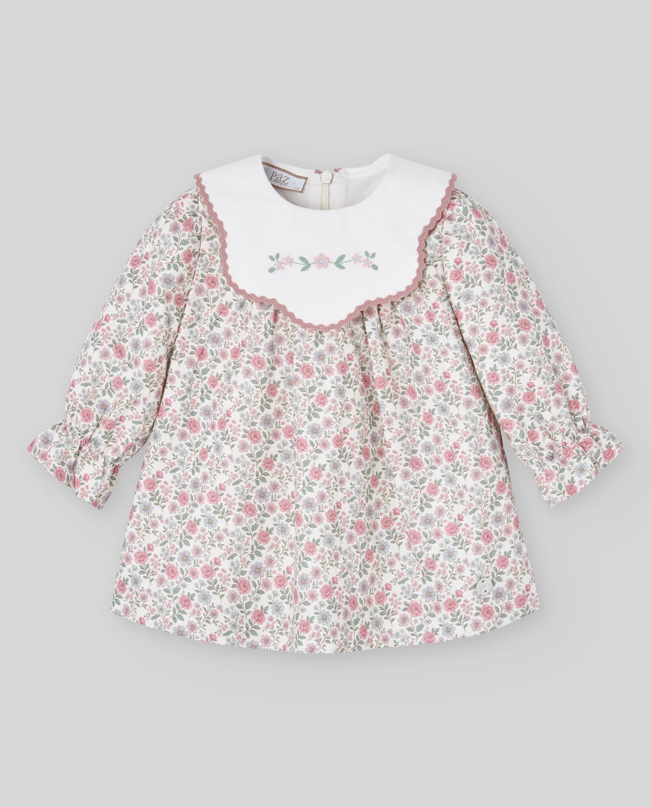 Woven Newborn Dress LEDICIA- Mist Pink