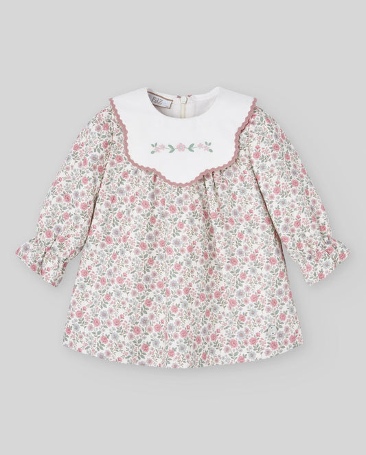 Woven Newborn Dress LEDICIA- Mist Pink