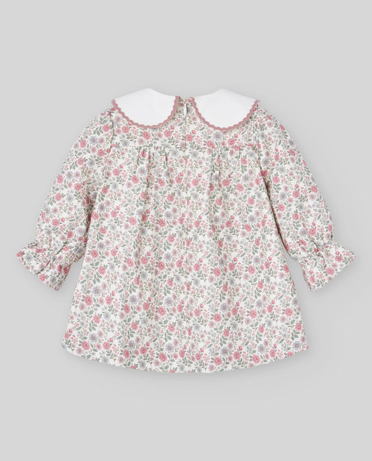 Woven Newborn Dress LEDICIA- Mist Pink