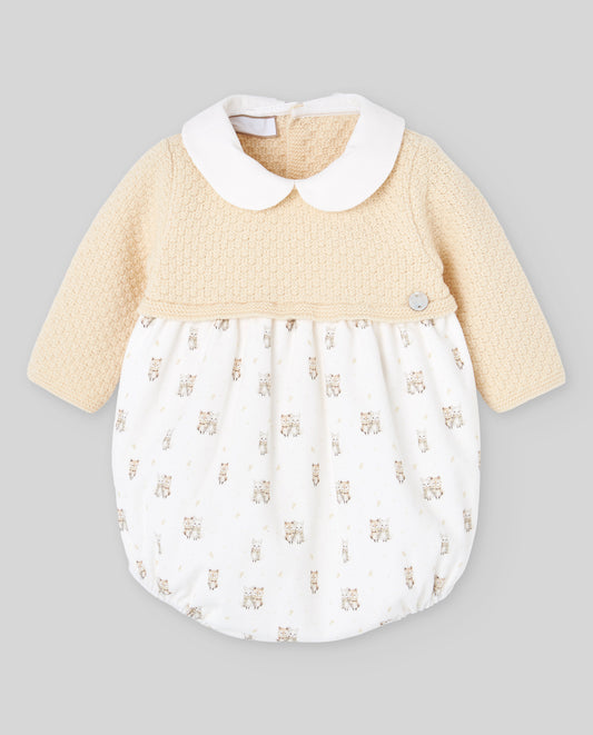 Knit Newborn Romper MEL