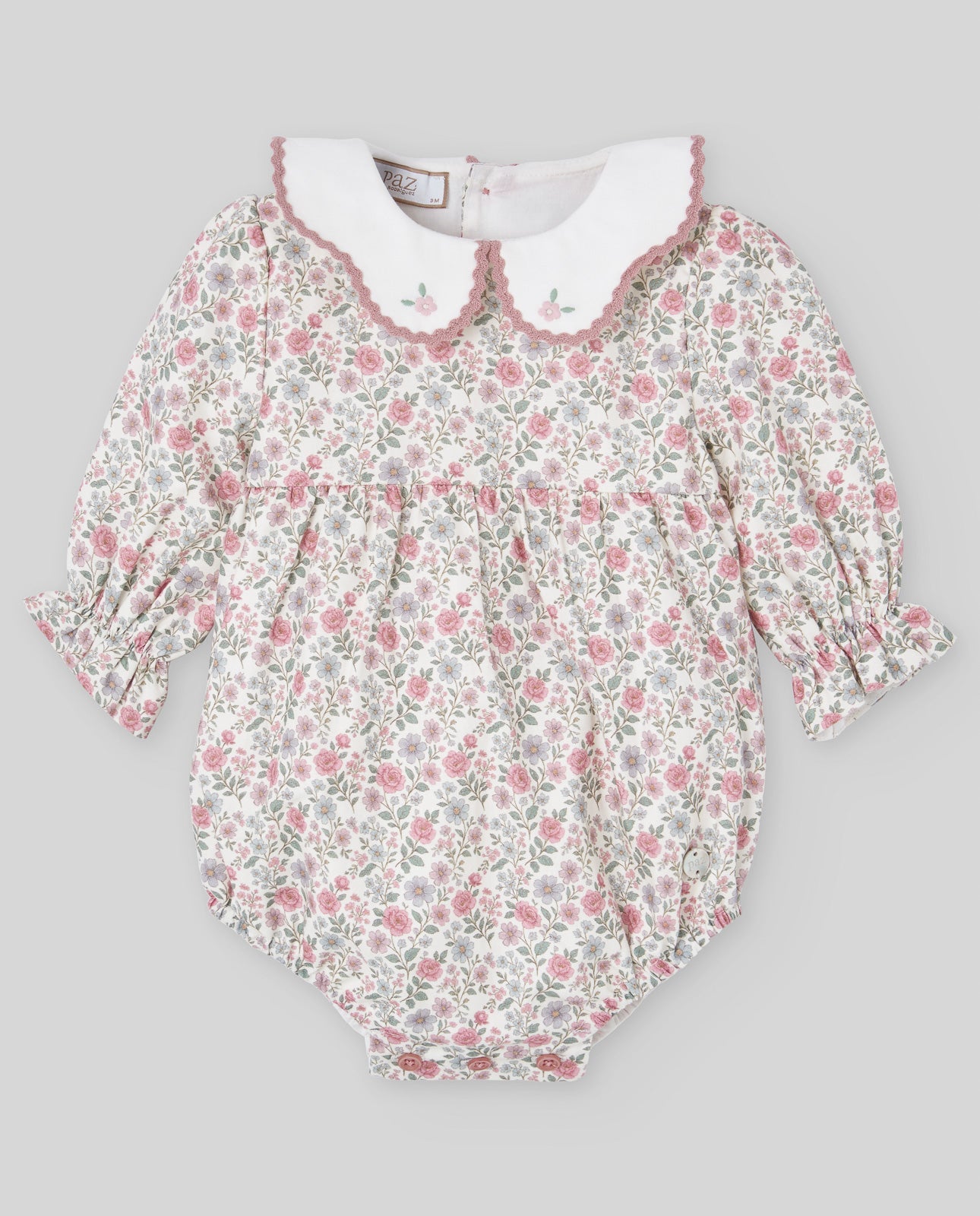 Woven Newborn Romper LEDICIA