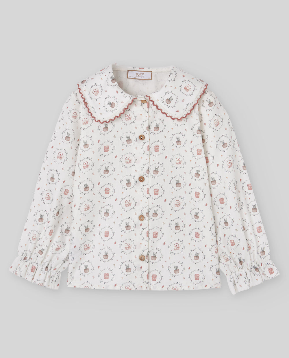 Set Woven Infant Girl Blouse + Trousers