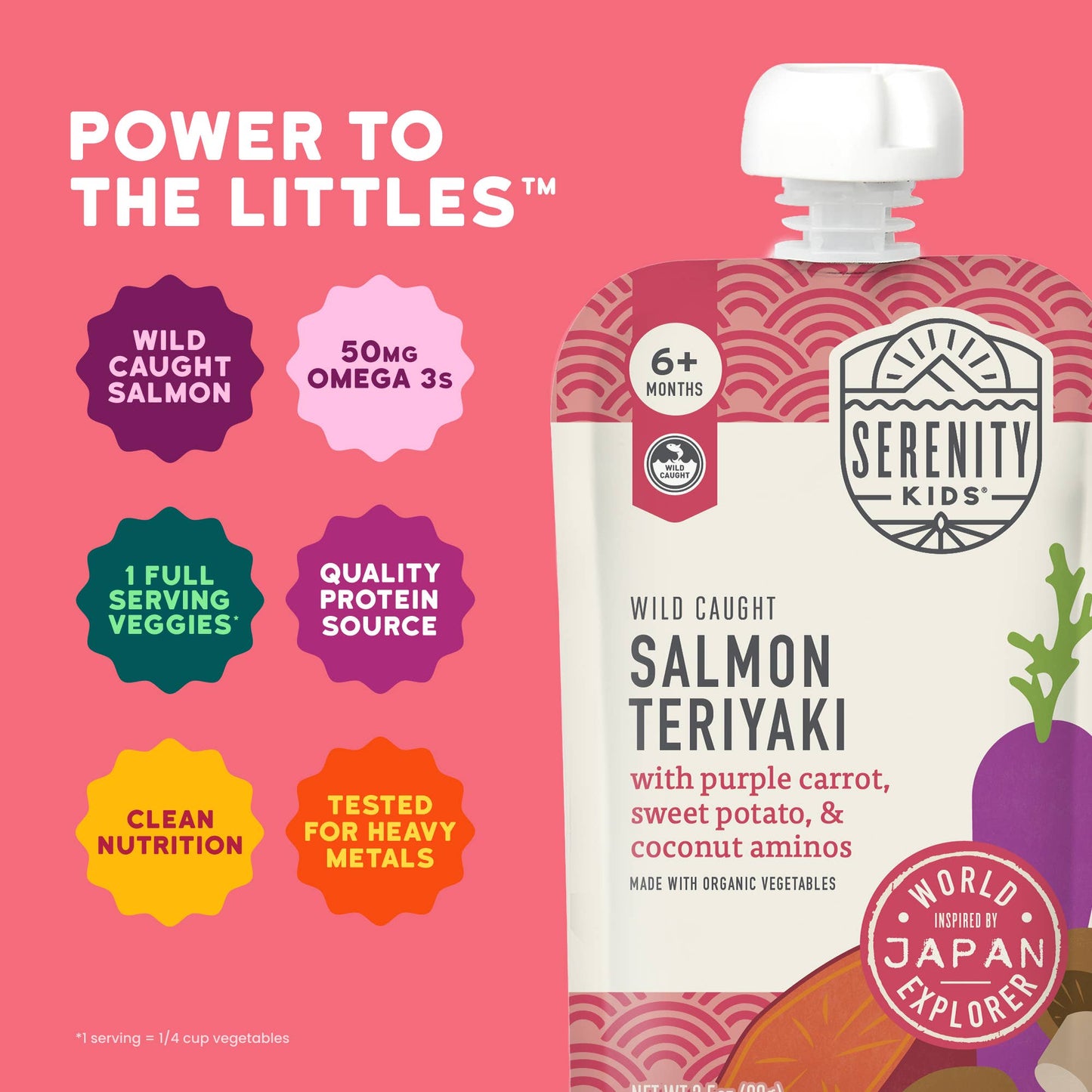 Salmon Teriyaki Baby Food (6 Pouches)