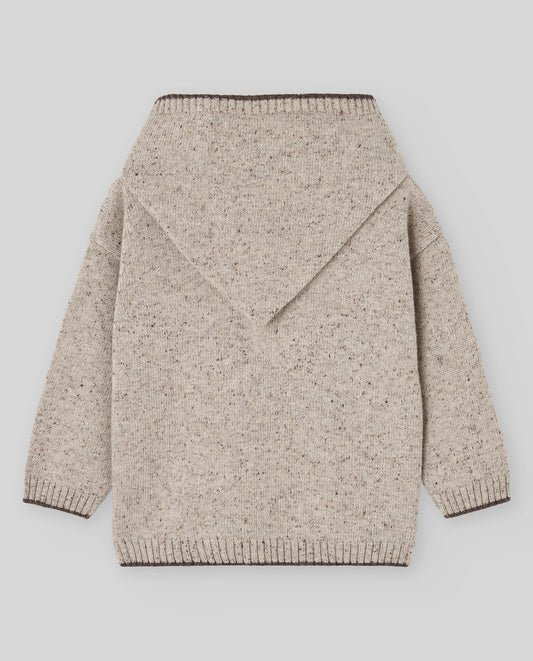 Knit Newborn Pullover NOZ - Hooded