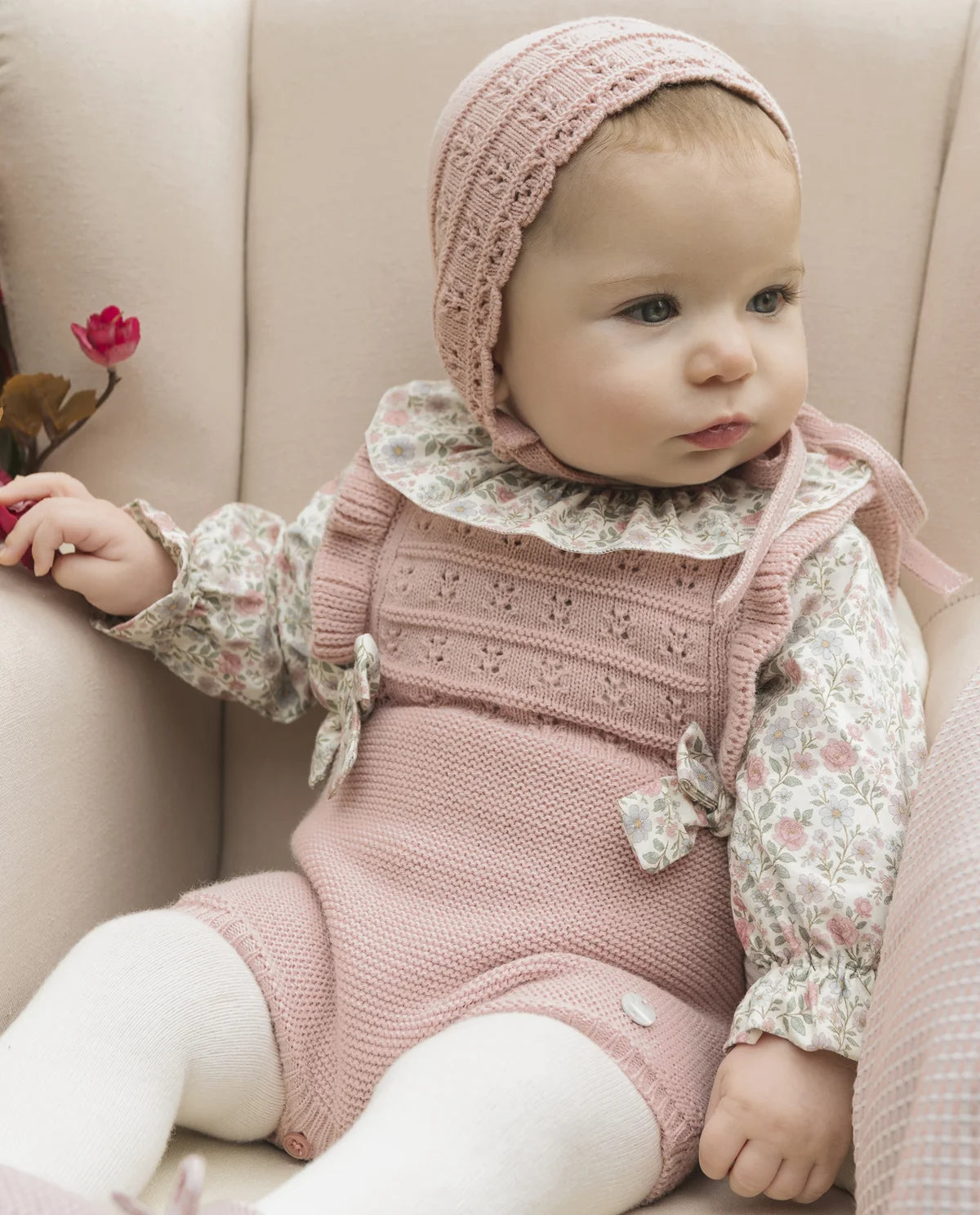 Wool knit romper LEDICIA