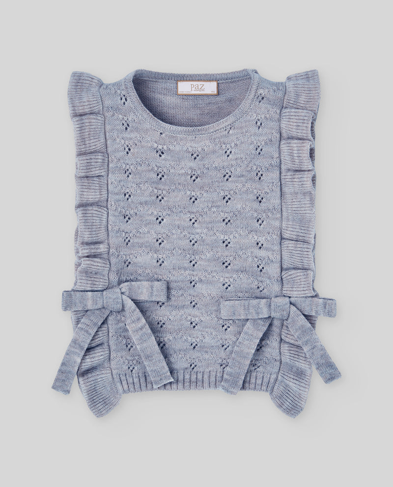 Knit Infant Girl Waistcoat LUMBRE