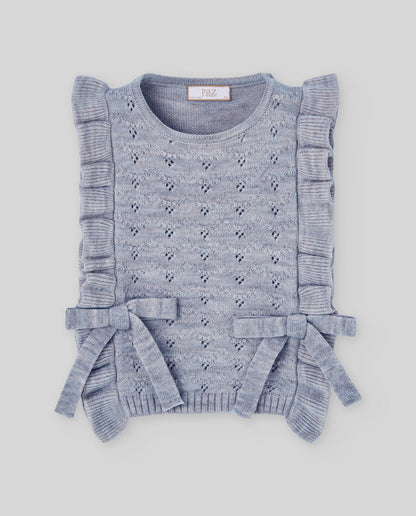 Knit Infant Girl Waistcoat LUMBRE