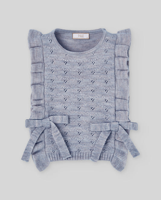 Knit Infant Girl Waistcoat LUMBRE