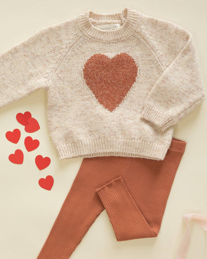 Ribbed Legging - Red