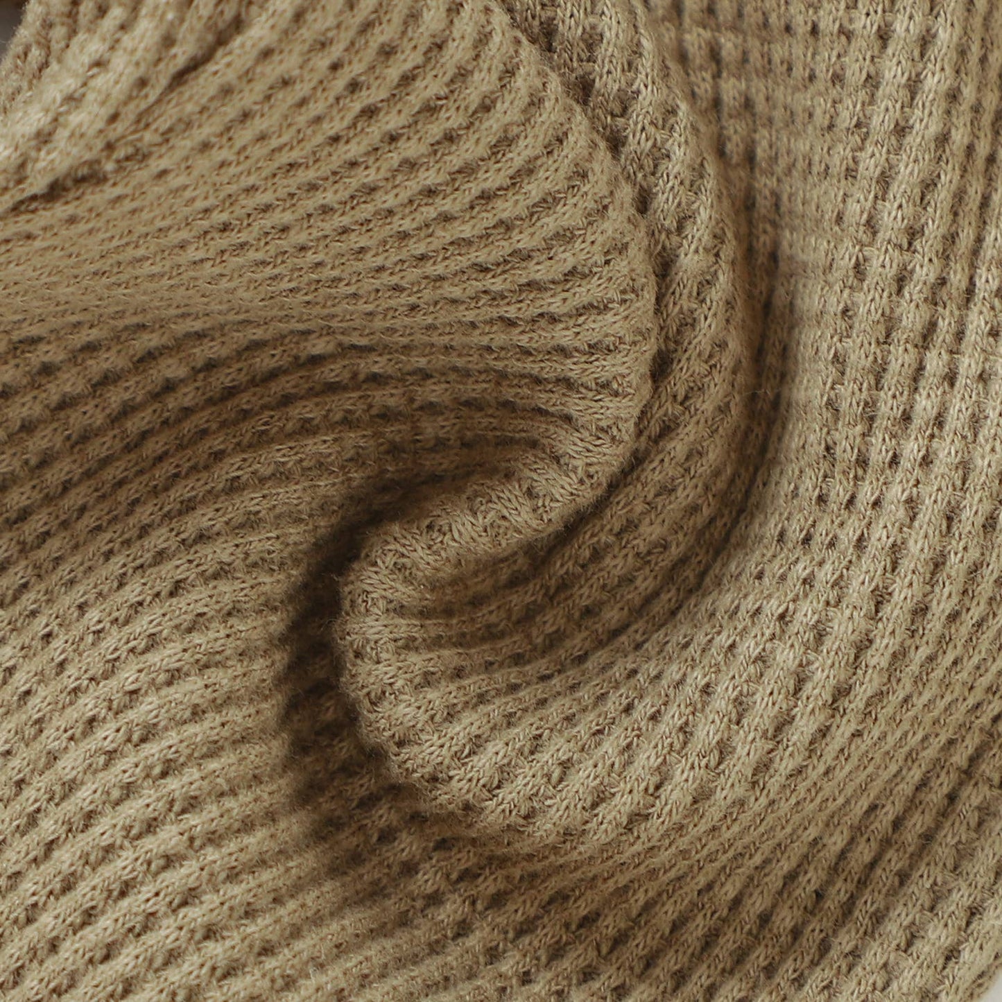 Organic Cotton Cocoa Waffle Set | Gender Neutral Baby Set: 6-12M