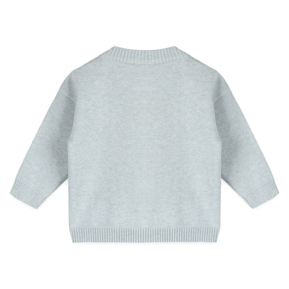 Airplane Applique Baby Knit Pullover & Pant Set (Organic)
