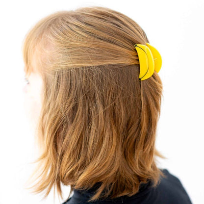 Banana Mini & Me Hair Claw Clip Set