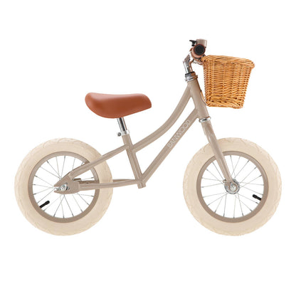 BANWOOD BALANCE BIKE 12" FIRST GO VINTAGE - BEIGE