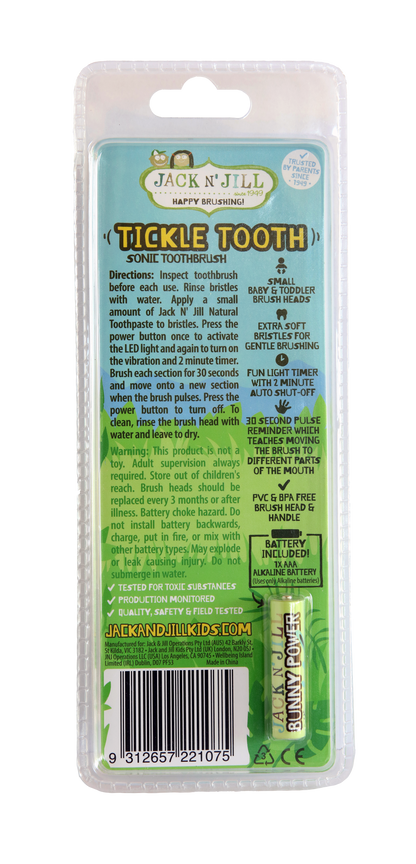 Jack N' Jill Tickle Tooth Sonic Toothbrush (0-6yrs)