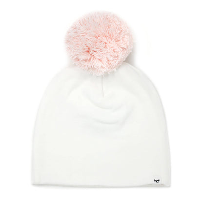 Pale Pink Pom Hat