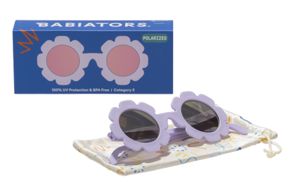 Iris Polarized Flower Sunglasses with Mirrored Lens, Ages 0-2