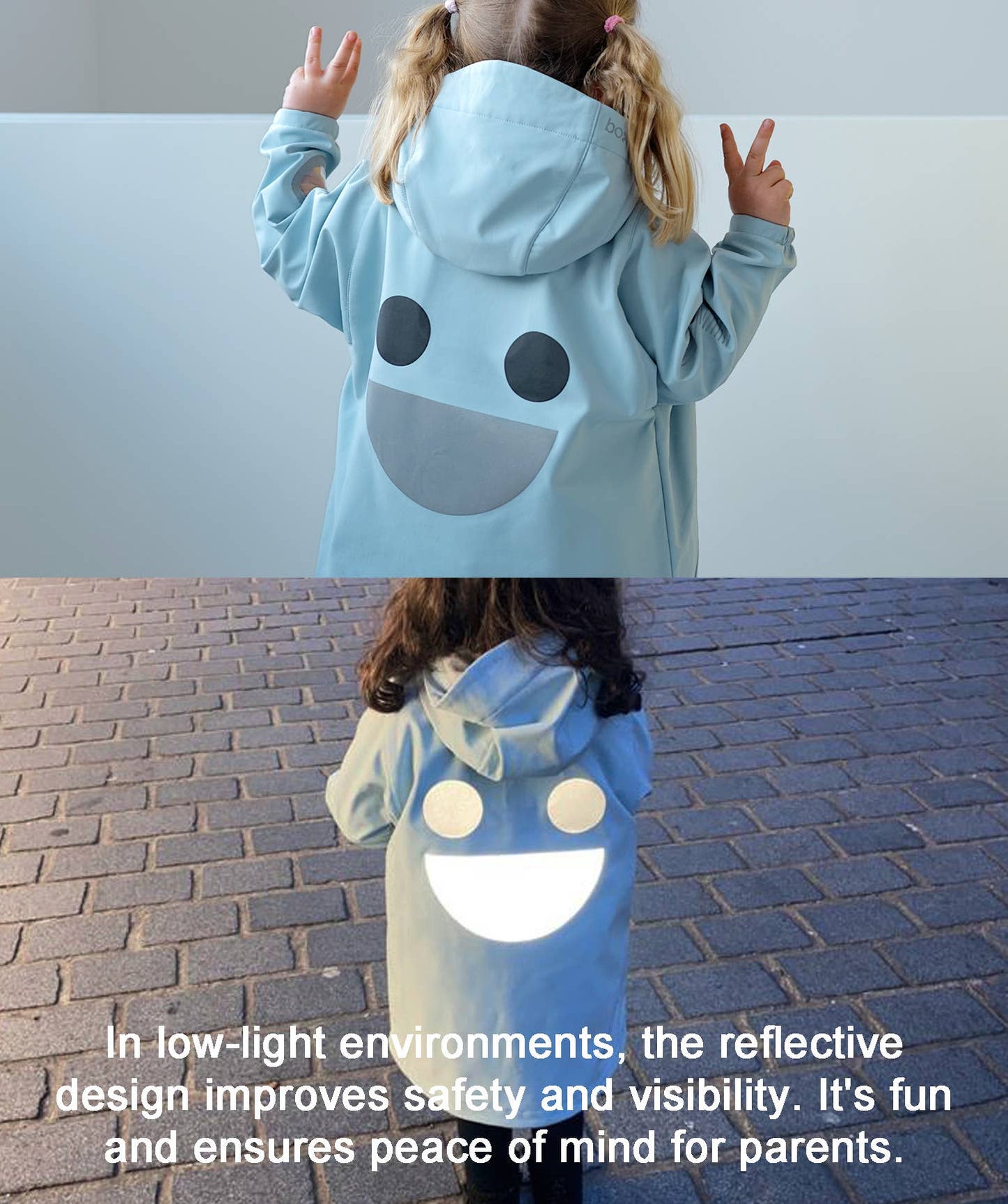 Warm Waterproof & Snowproof Kids' Winter Coat (Ice Blue): 3Y (98cm)