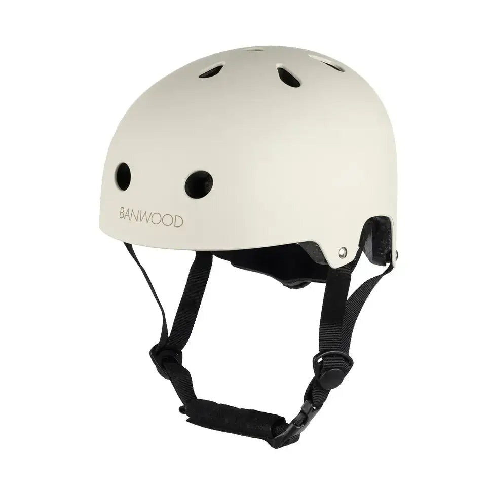 BANWOOD BALANCE BIKE & HELMET SET - CREAM