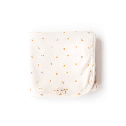 Organic Baby Blanket – Gold Sprig: Gold Sprig