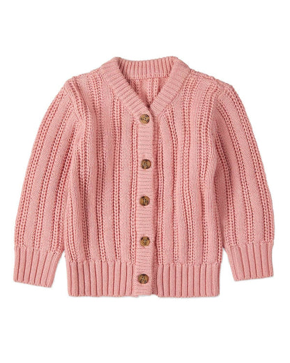 Cozy Oversized Cardigan: Blue / 12-18 Months