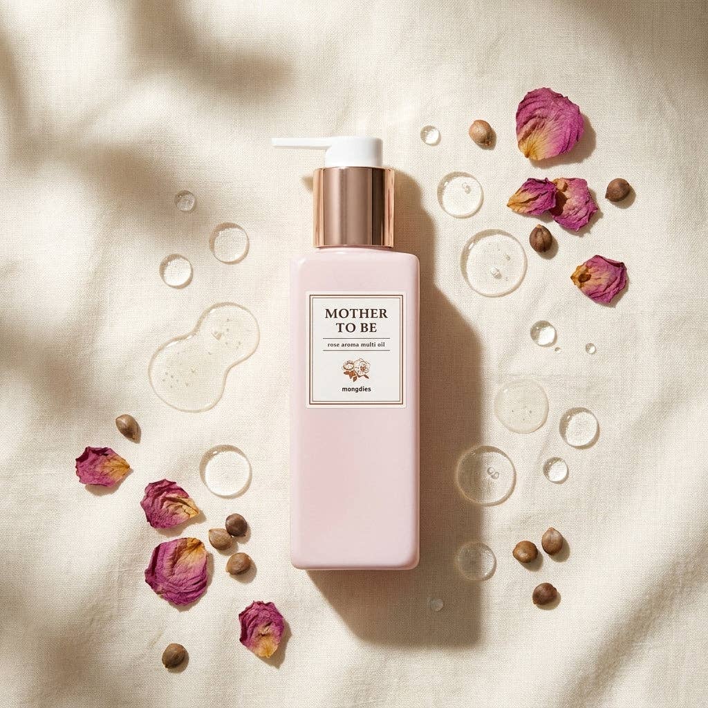 Mother To Be Rose Aroma Multi Oil 200ml | Nourishing Maternity Body Oil | Made in Korea