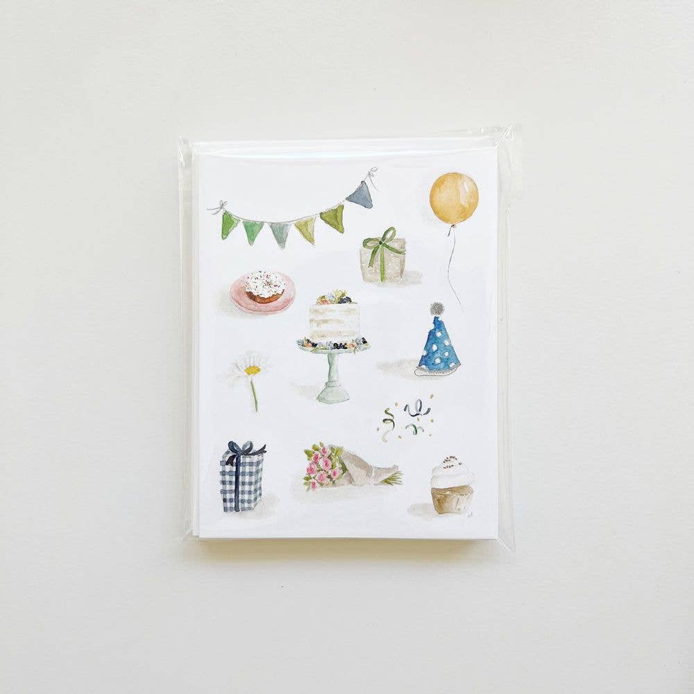 Celebrate notecards: Set of 8