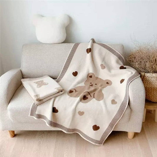 Annie & Charles® bear baby blanket