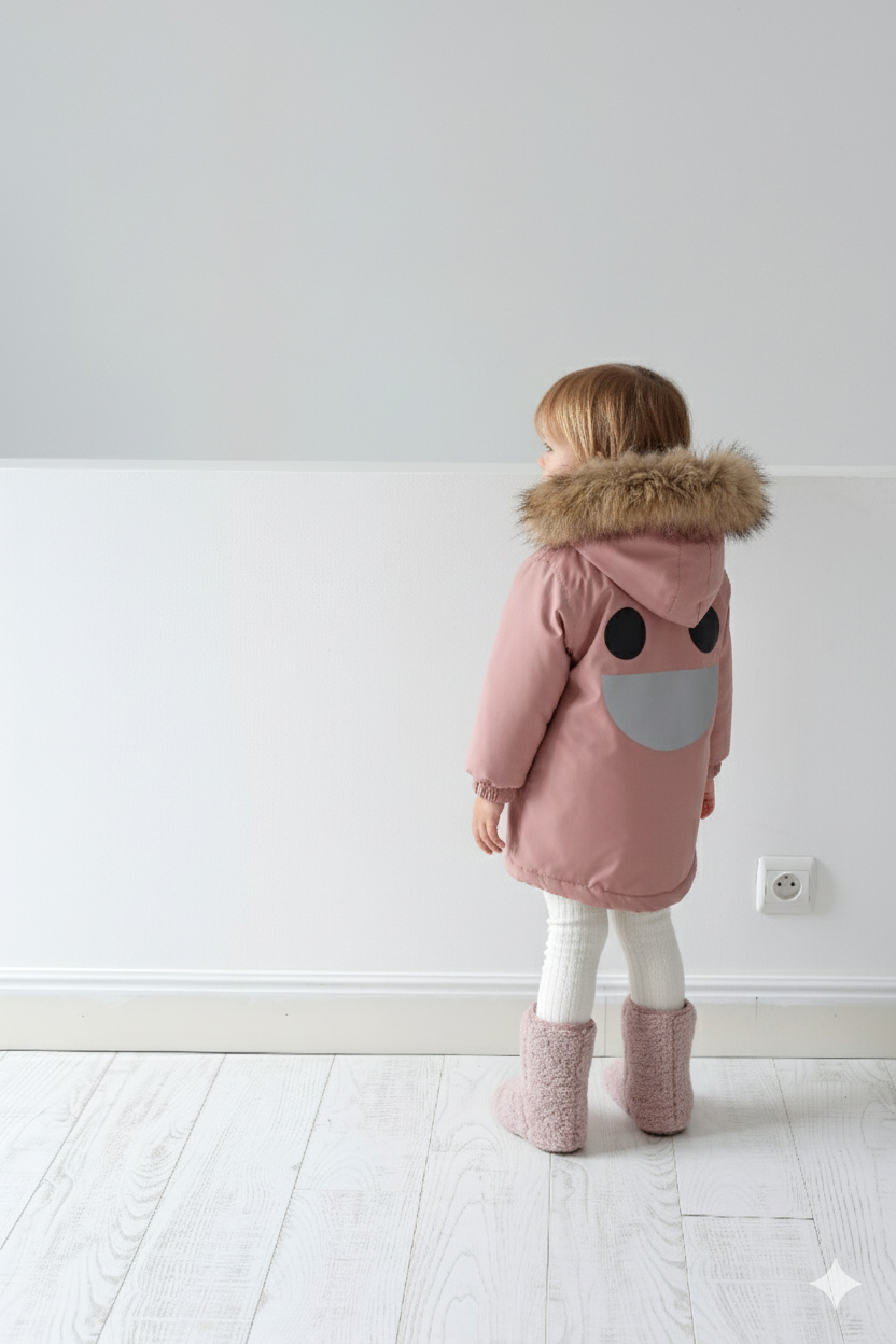 Smile Kids Winter Boot (Rose Bear): 27