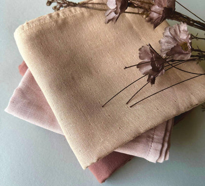 Muslin Cloth - Misty Rose - 100% Organic Cotton
