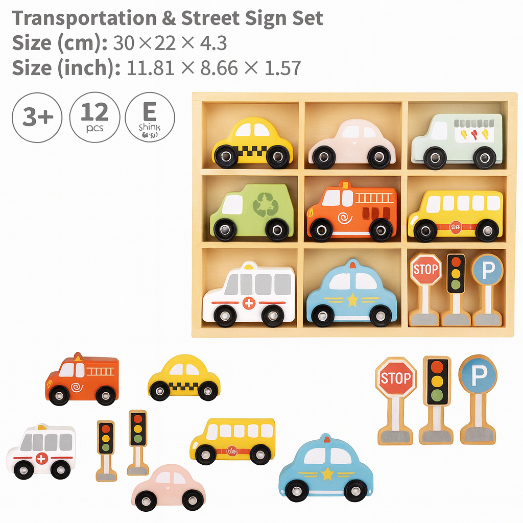 Transportation & Street Sign Set
