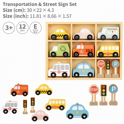 Transportation & Street Sign Set