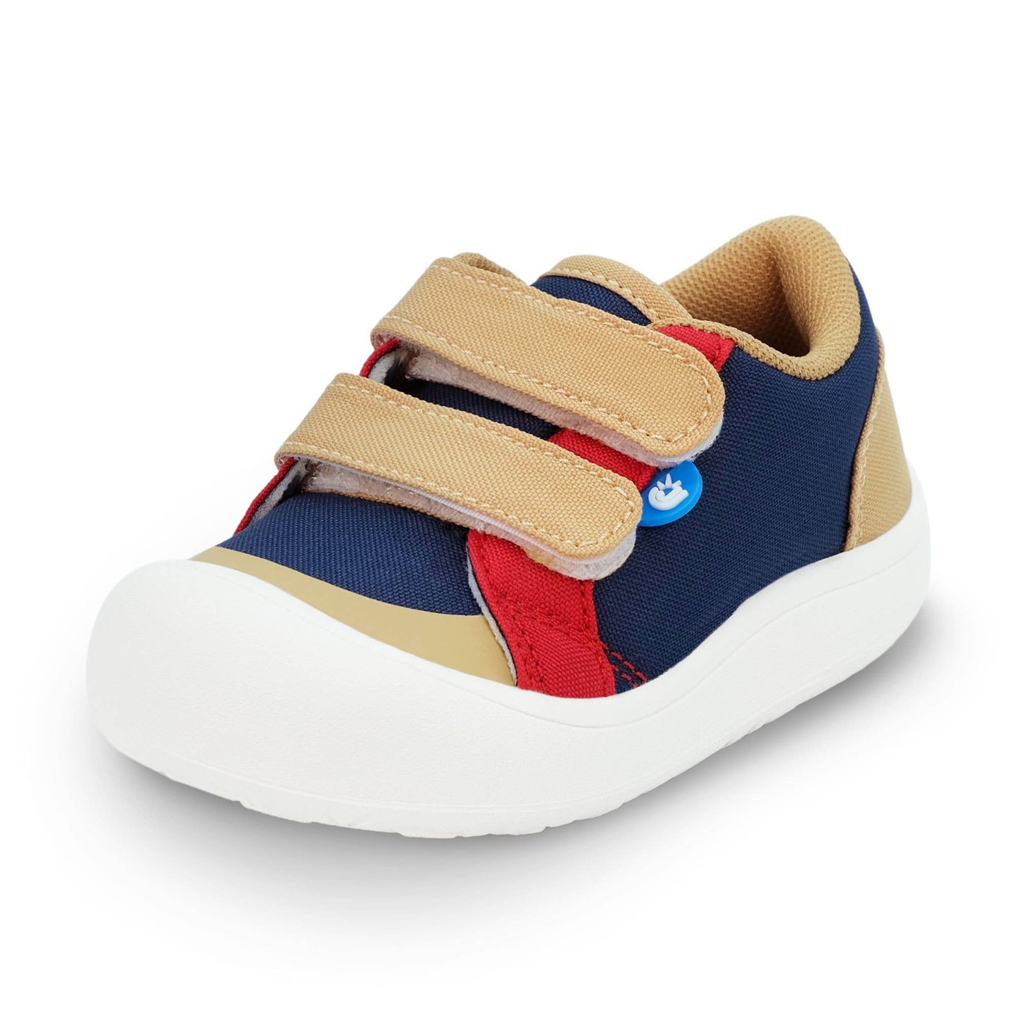 Navy/Khaki | Toddler Mini Canvas Sneakers