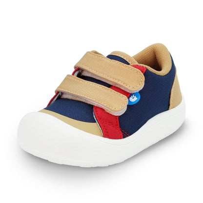Navy/Khaki | Toddler Mini Canvas Sneakers