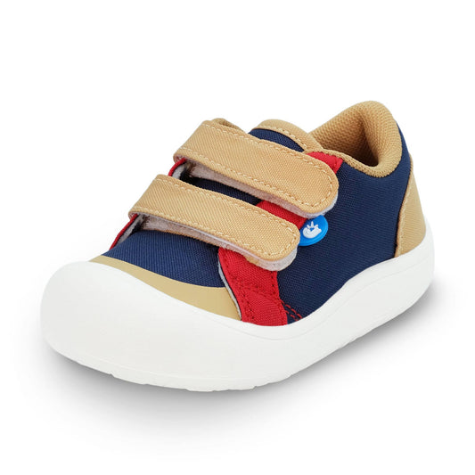 Navy/Khaki | Toddler Mini Canvas Sneakers