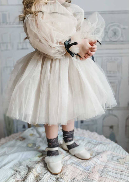 Coco-Caramel Tulle Dress: 8 Years