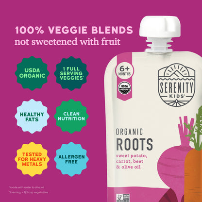 Organic Roots Baby Food Pouch (6 Pouches)