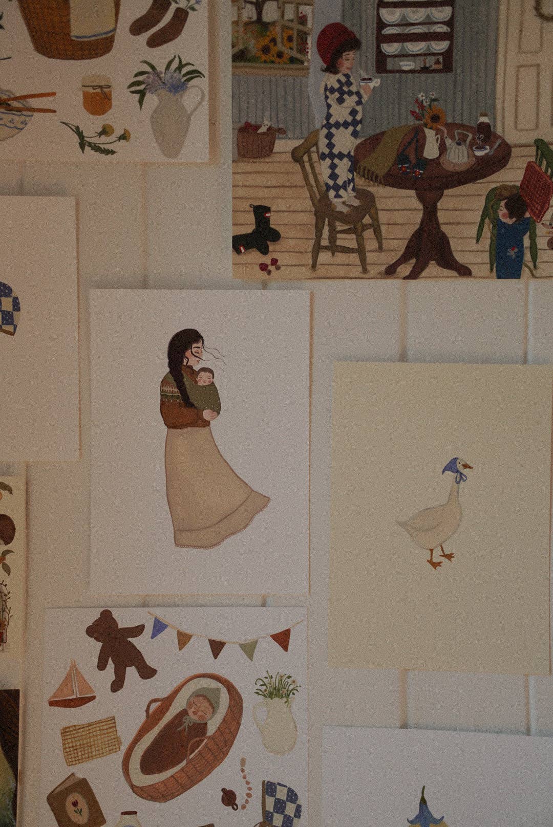 Georgette: White / 4x6 inches