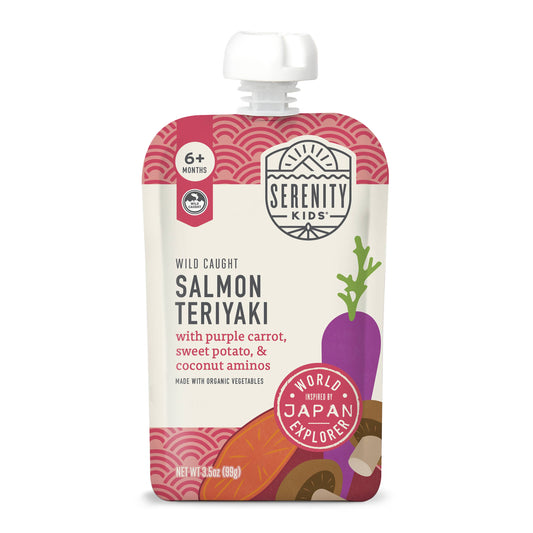 Salmon Teriyaki Baby Food (6 Pouches)